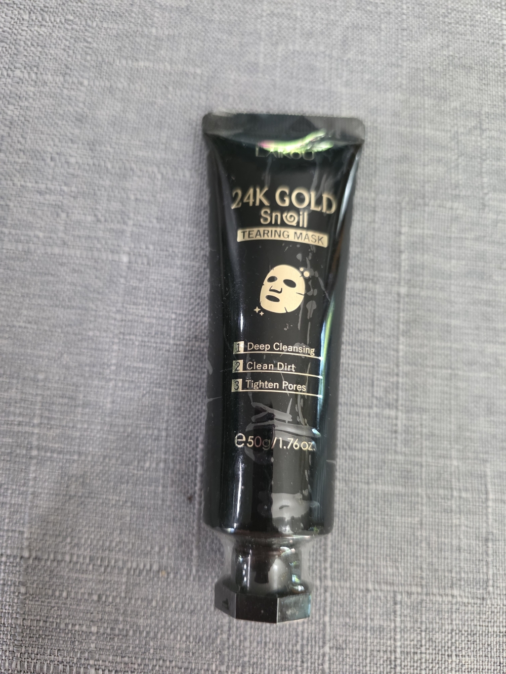 🪙 24K Gold Snail Tearing Mask - Deep Cleansing Black Mask